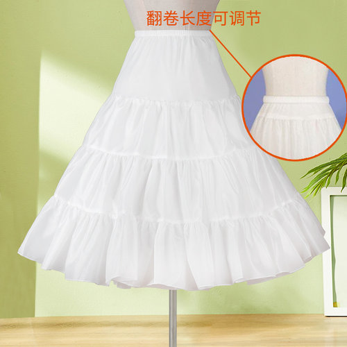 洛丽塔日常无骨软纱裙撑汉服撑