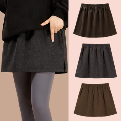 2025新款高级屁帘女叠穿配鲨鱼裤