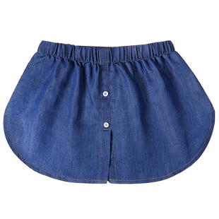 屁帘女卫衣内搭遮臀神器衬衣下摆牛仔半身裙衬衫遮屁股秋冬遮屁帘