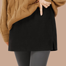 加长 卫衣毛衣打底半身裙大码 秋冬厚款 屁帘下摆遮屁股神器鲨鱼裤