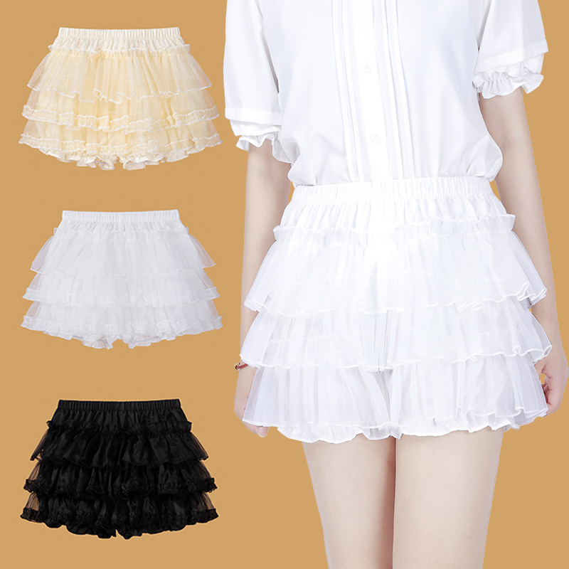 Lolita南瓜裤裙撑夏季防走光