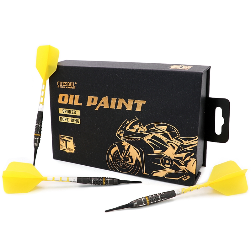 CUESOUL/Q兽MOTORCYCLE机车辐条系列飞镖24克90%钨钢软硬镖套装