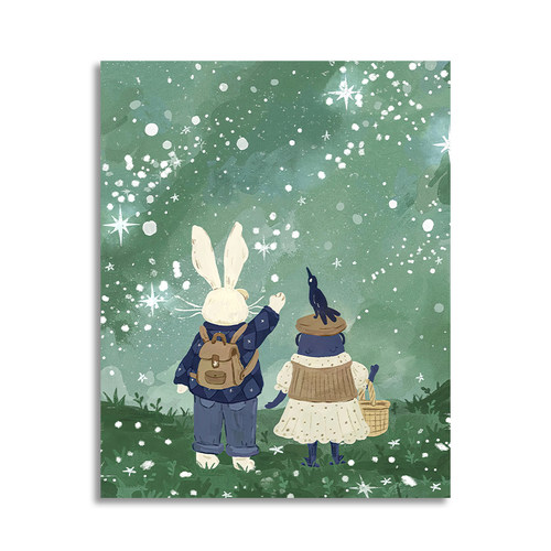 【底价捡漏】插画师Ana Terral复刻版画治愈装饰画挂画