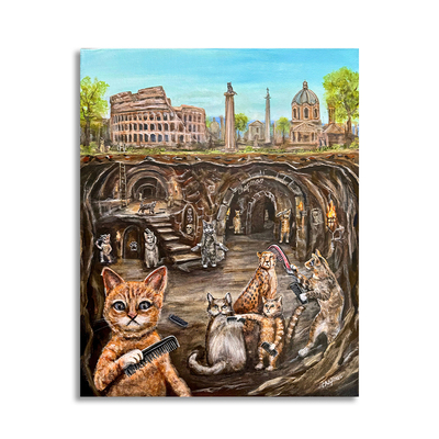 【底价捡漏】Chapman复刻版画有趣搞怪餐厅卧室客厅装饰画挂画芯