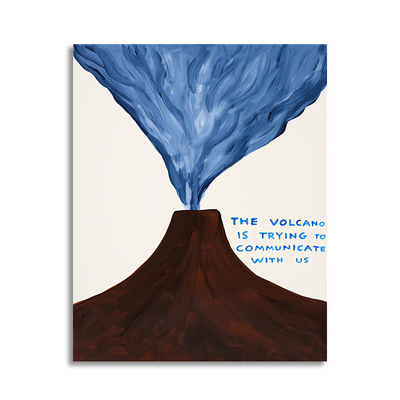 【一口价】插画师David Shrigley复刻版画水果小清新装饰挂画芯