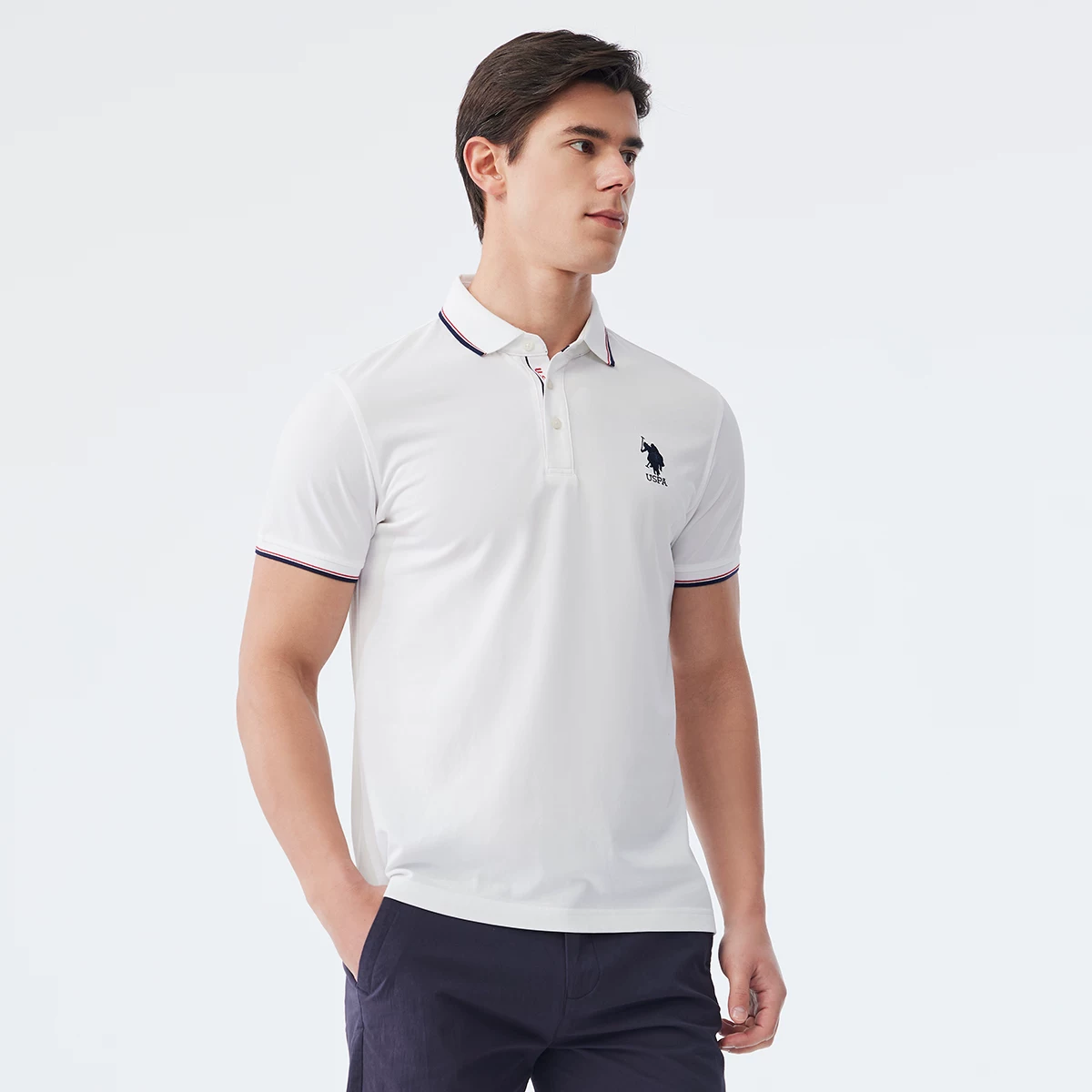 Summer polo, shirt, elite thin T-shirt, loose fit