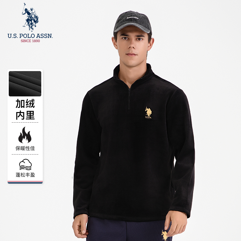 卫衣U.S.POLOASSN.男士加绒