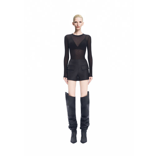 KUNSWEAR/琨丝薇尔26FA 简约圆领显瘦修身长袖打底上衣 846004050