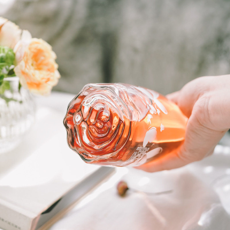 750ml大瓶装|toma朵玛桃红玫瑰瓶底甜起泡酒气泡酒女士果酒香槟酒