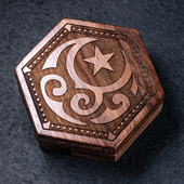 跑团骰子COC骰子 骰子收纳盒 DND骰子收纳克苏鲁 实木 北美胡桃木