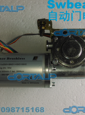原厂SWbeauty自动门马达 24V 55W 比澈电动感应门电机 SWDC-180S