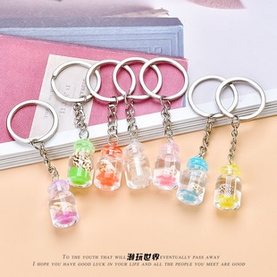 夜光许愿瓶钥匙扣小众女包包挂件学生奖励礼物地推扫码精美小礼品