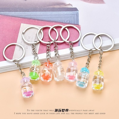夜光许愿瓶钥匙扣小众女包包挂件学生奖励礼物地推扫码精美小礼品