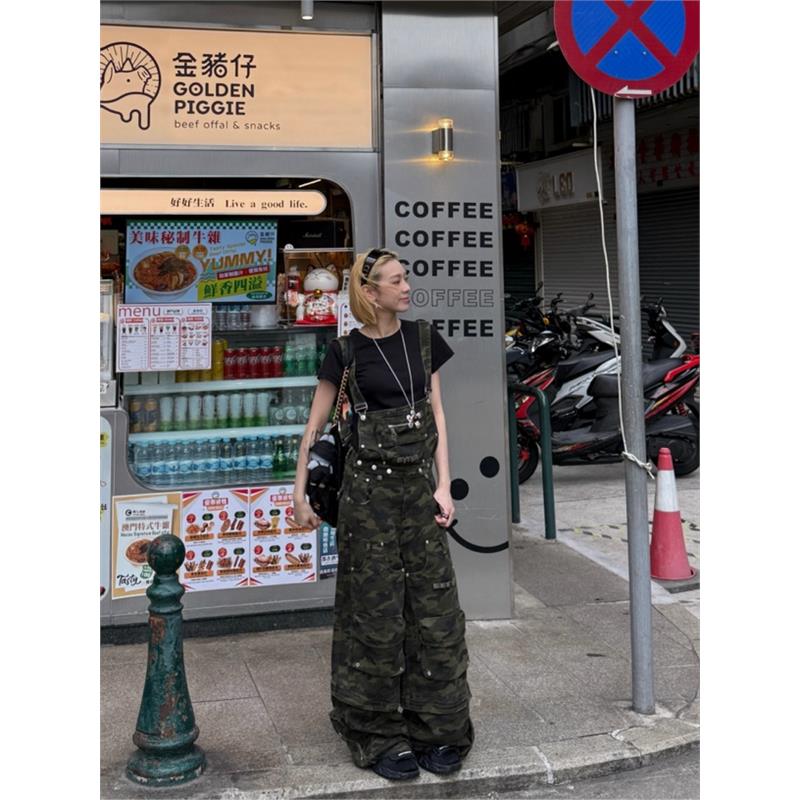 HELLOTANGO《不朽迷彩》重磅迷彩解构可拆卸多穿迷彩背带裤F169#
