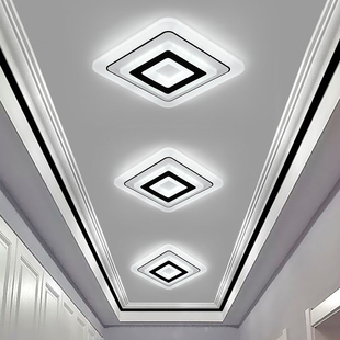 创意过道灯走廊灯玄关灯入户灯简约现代阳台嵌入式7.5孔筒灯射灯