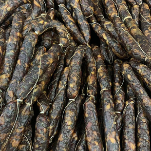 安昌香肠绍兴特产古镇风味酱油肠手工风干香肠传统工艺酱腊肠500g