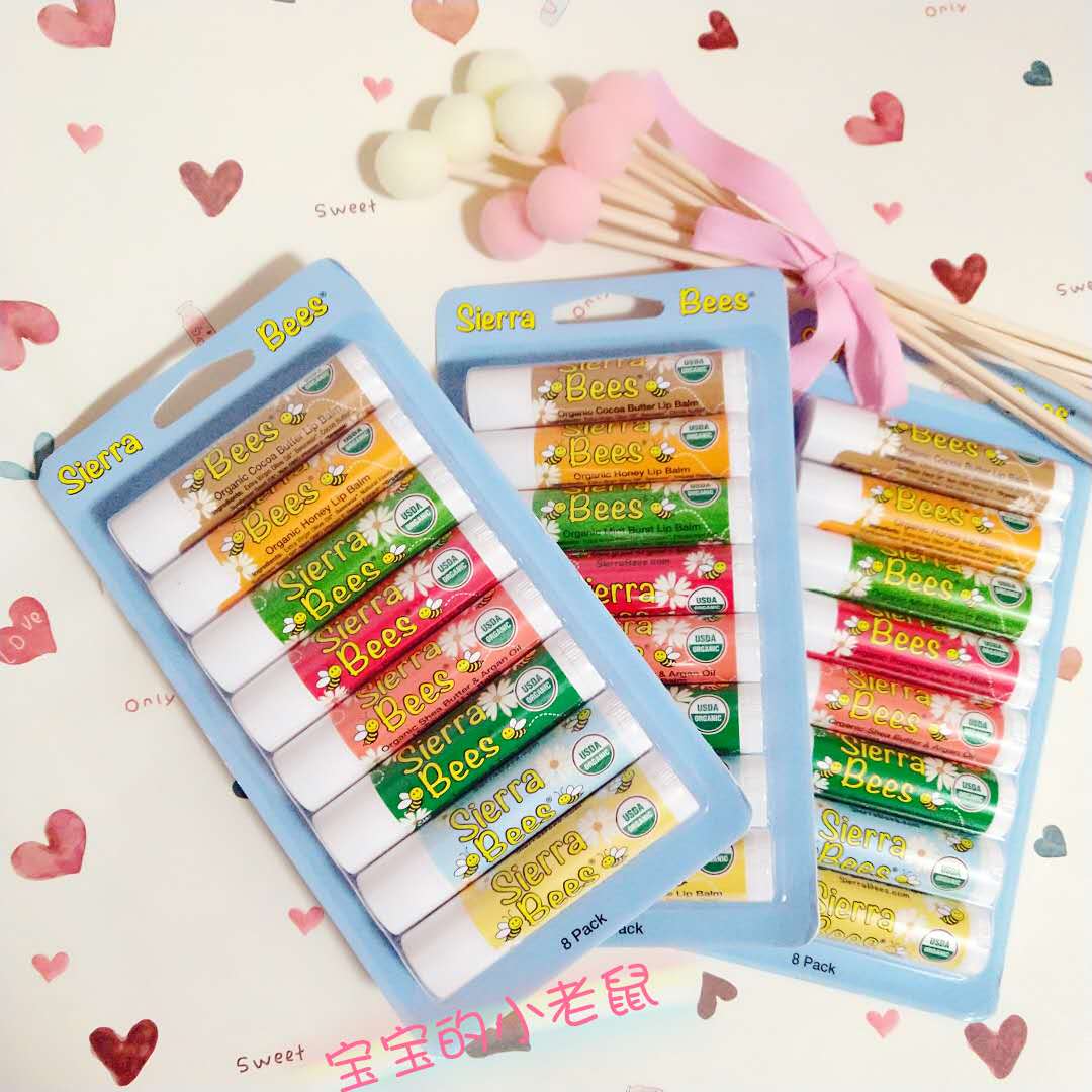 SierraBees有机保湿润唇膏