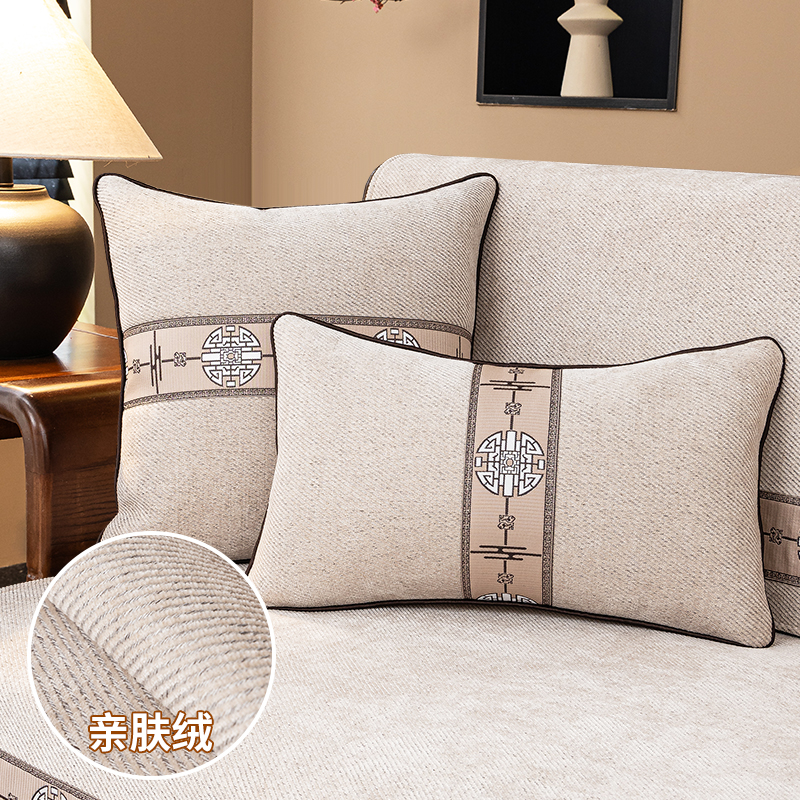 轻奢新中式抱枕红木沙发客厅靠垫椅子大靠背垫床头靠枕腰枕含芯