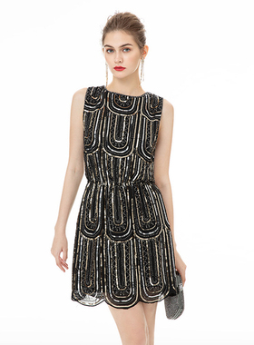 1920s Dress Gatsby Party Costumes 了不起的盖茨比裙子 复古裙