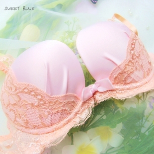 70B75B 出口日本 tutu少女性感深V蕾丝加厚爆乳单文胸