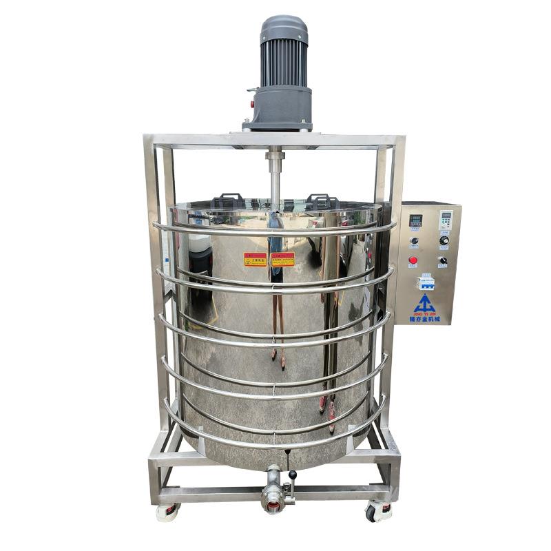 200L加热熔料搅拌机混合加热搅拌机口红唇膏发蜡熔料机原料混合机