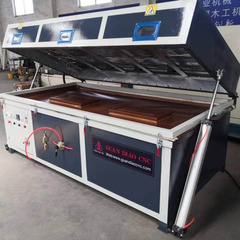 橱柜门板全自动模压门设备吸塑机半自动软硬包抽PVC真空覆膜机