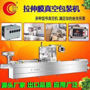 商用全自动真空食品保鲜包装机 地瓜干独立包装连续抽真空设备