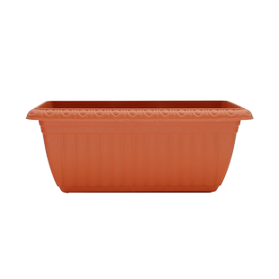 爱丽思花盆挂架套装长方形花盆壁挂花架阳台栏杆铁艺挂架子铁花架