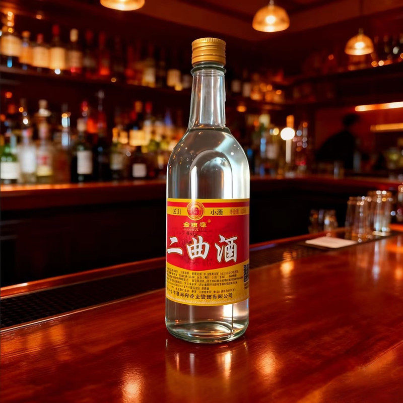 52度二曲酒浓香风味酒调香白酒四川绵竹金液潭500ml