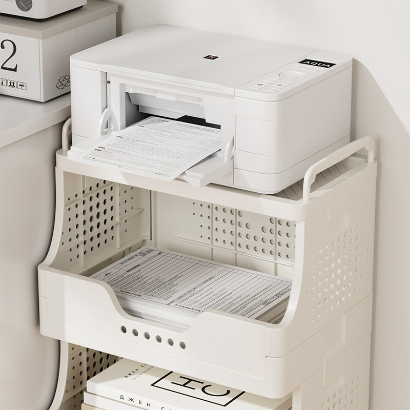 打印机置物架可移动小推车