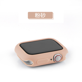 iwatch10保护套苹果手表表壳apple表带watch44 4代通用se软壳配件45 42mm钢化膜硅胶一体全包硬壳7