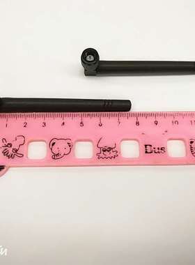 2.4G直胶棒SMA弯头天线 SMA内螺内针 WIFI/2.4G/3G模块黑色小天线