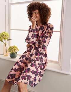 boden纯原连衣裙长袖夏季雪纺英国老牌 仅剩6P