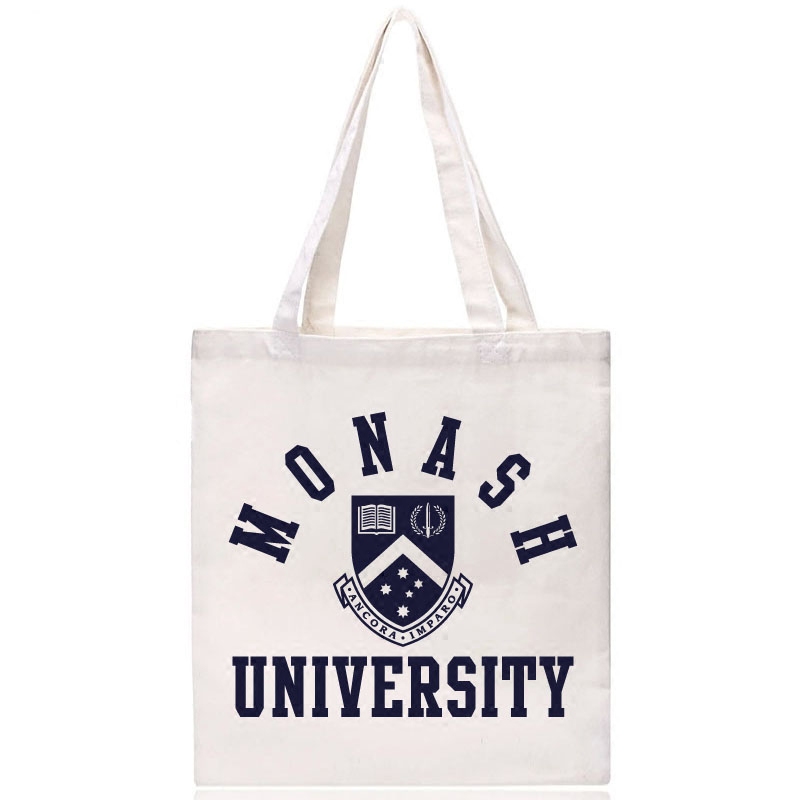 莫纳什大学纪念帆布包 Monash University单肩帆布袋购物袋手提女