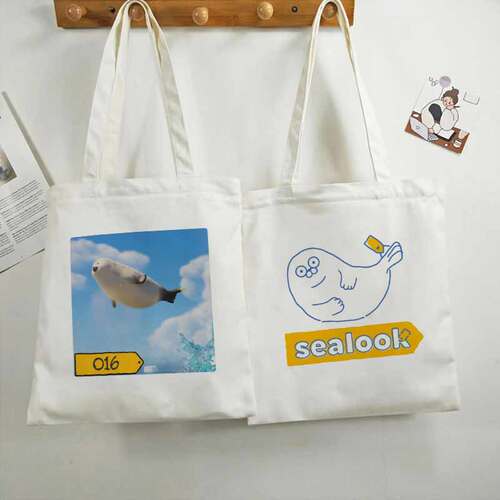 海豹看看周边帆布袋sealook