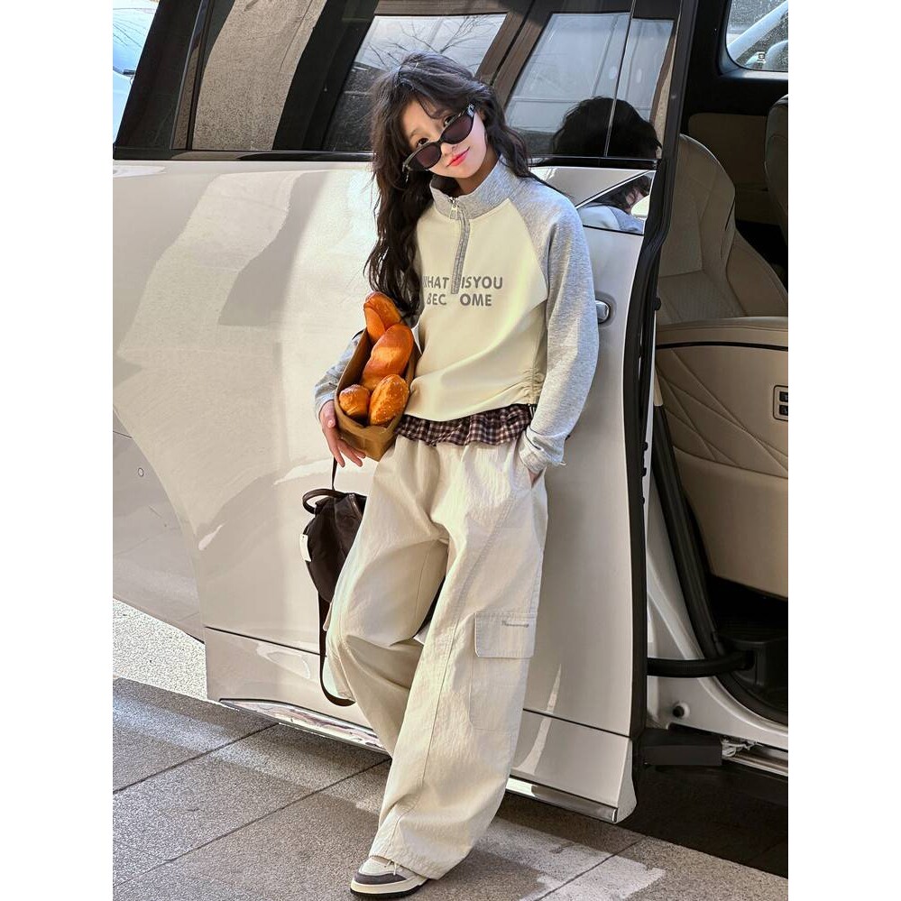 专柜品牌女童休闲套装春秋2026新款儿童春装潮酷穿搭中大童卫衣两