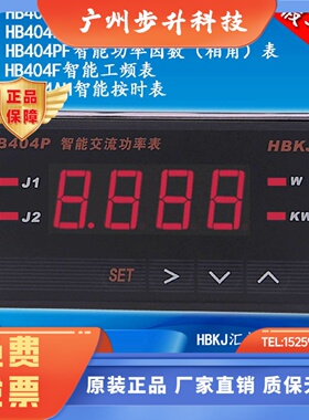 功率表HB404P-Z  功率因数HB404PF-Z 按时表HB404AH 工频表HB404F