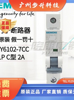 原装正品西门子小型断路器1P2A 5SY6102-7CC 空开 5SY61027CC