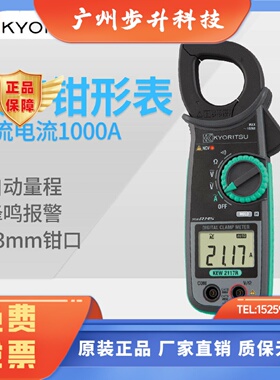日本共立KYORITSU克列茨KEW2117R数字钳形表 钳形电流表