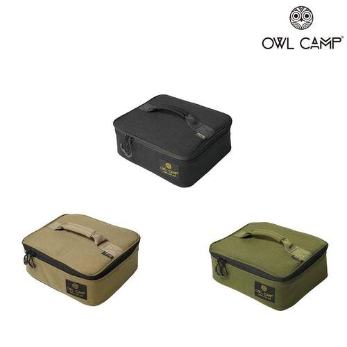 OWL CAMP户外野餐餐具包露营收纳包1000D战术野营碗筷分格收纳盒