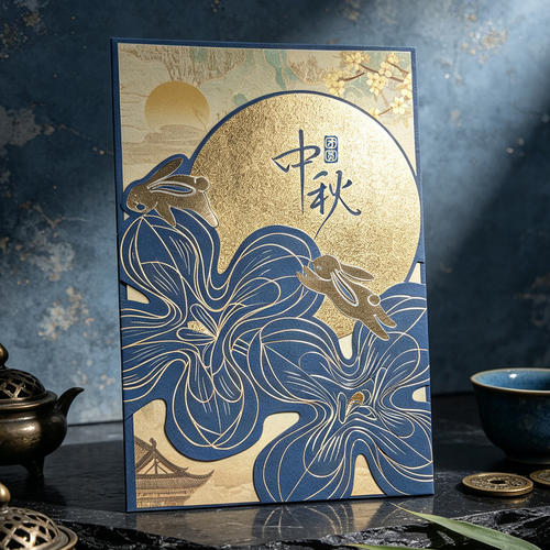 中秋节贺卡定制2026高级感