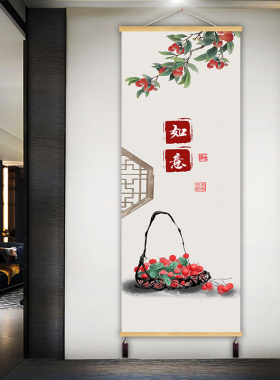 新中式简约现代定制装饰画免打孔