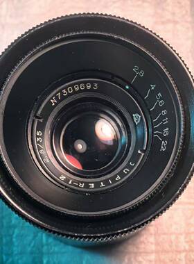 黑色Jupiter 12 尤比杰尔Юпитер-12 35F2.8，L39口