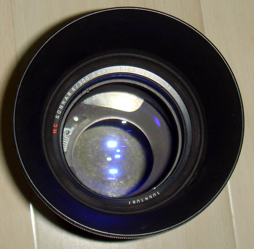 CARL ZEISS300/4MC,哈苏卡口可转接各种单反,东蔡300mm中画幅镜头