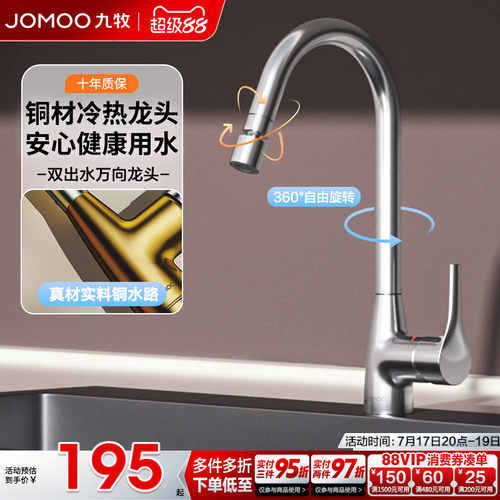 政府补贴20%-九牧健康铜冷热龙头
