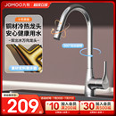 新品 九牧卫浴厨房冷热水龙头万向旋转洗菜盆水槽家用健康出水