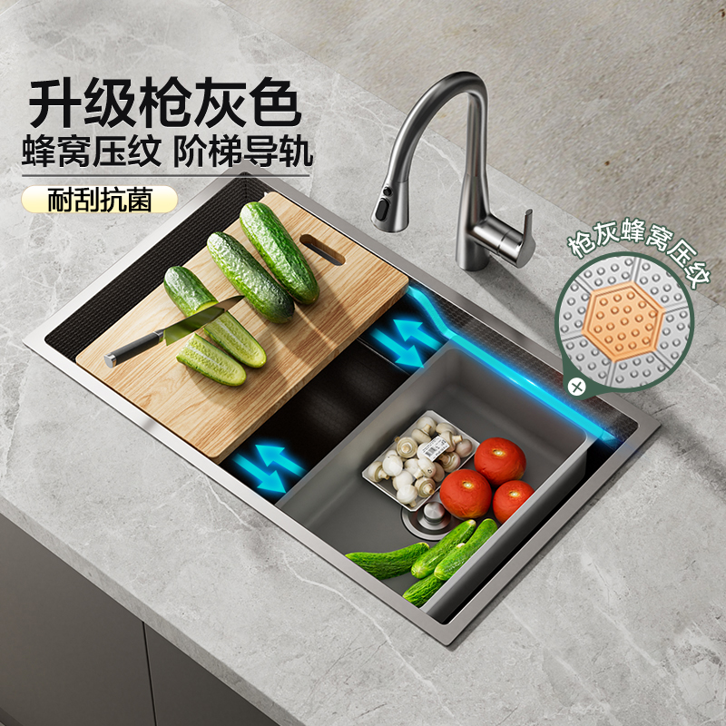 九牧纳米变轨蜂窝压纹台下盆水槽