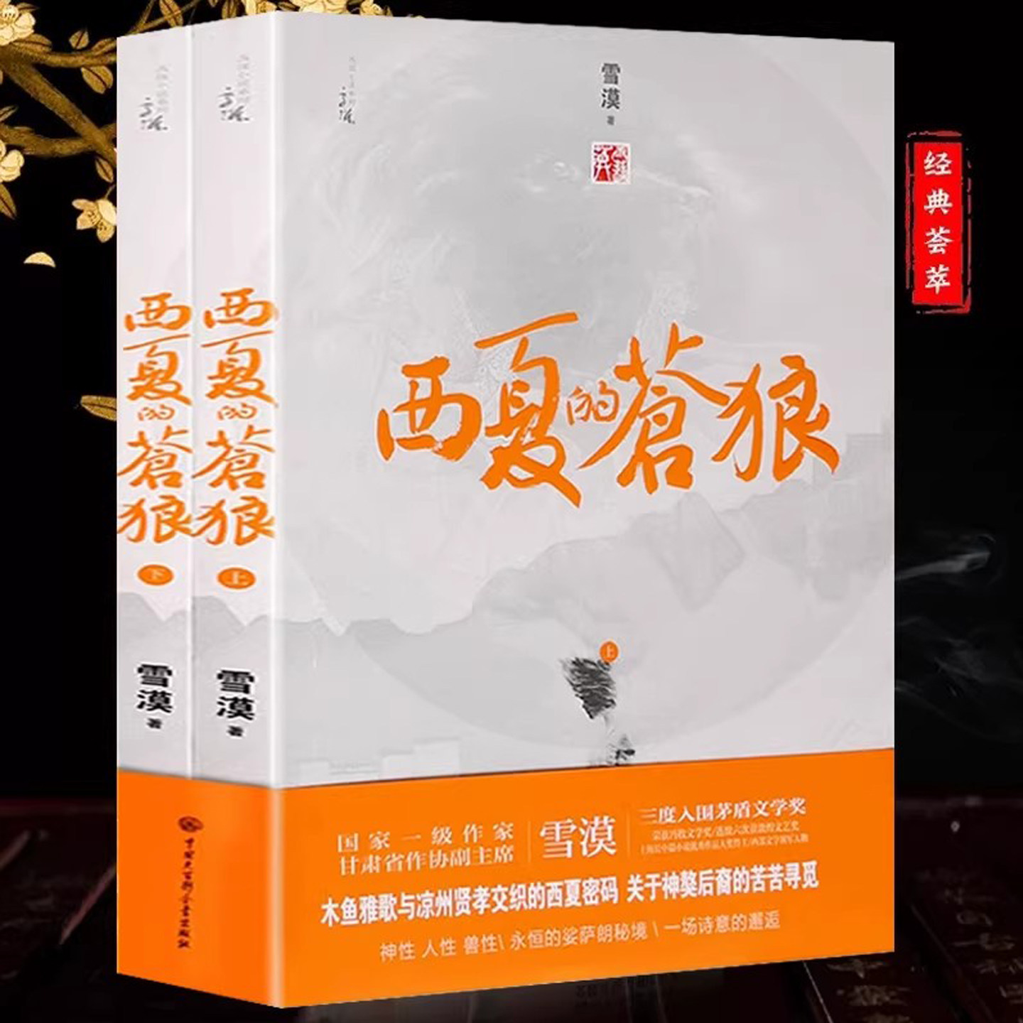 西夏的苍狼上下册雪漠文学西部散文现当代文学书