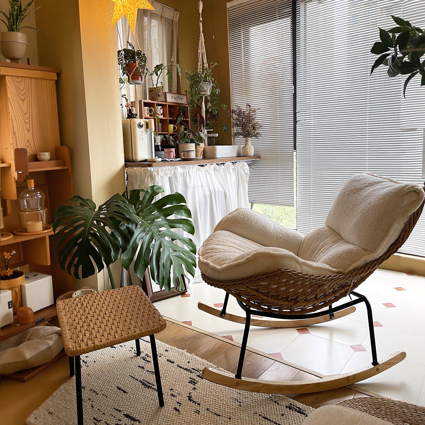 摇摇椅躺椅藤编大人休闲 龙虾摇椅客厅阳台懒人沙发椅庭院单人摇,住宅家具,摇椅,淘宝优惠券,粉丝福利购,淘宝优惠卷