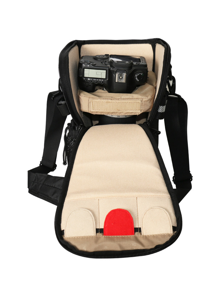 CANON NIKON 대형 바디 70-200MM 사진 가방 케이스 기계에 적합 24-70-300MM1DX 어깨 망원 렌즈 사진 가방 SLR 카메라 가방 100-400MM500 야외 어깨